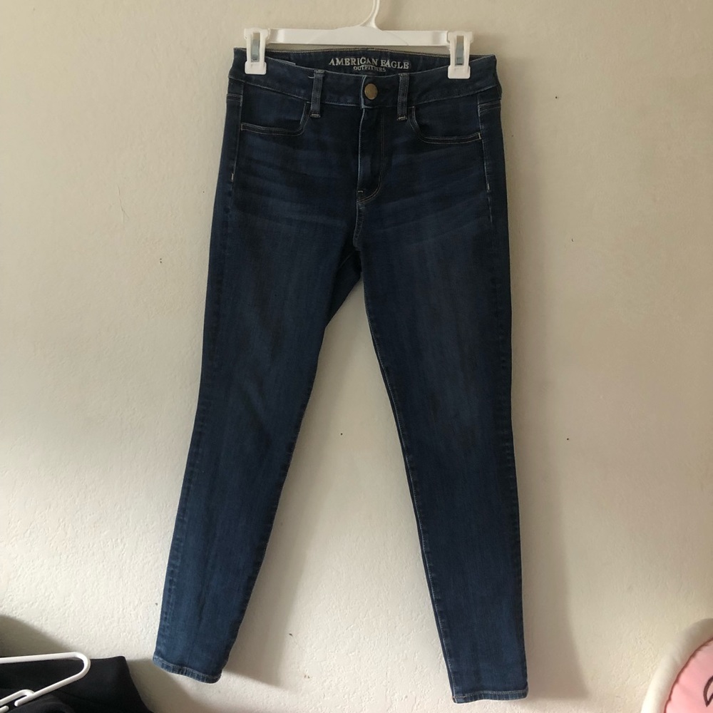 AE super stretch high rise jegging
